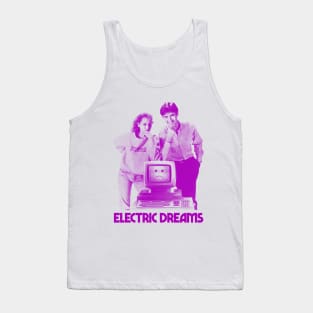 Electric Dreams Vintage Movie Tribute Design Tank Top